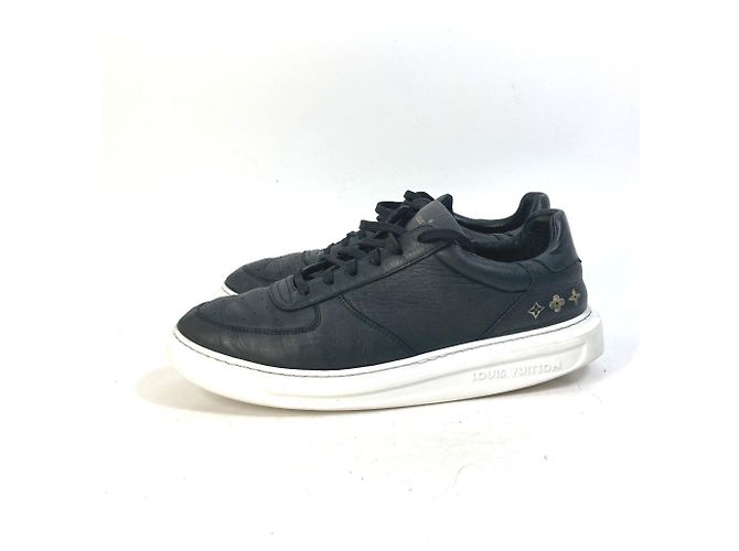 Sneakers in pelle da uomo Louis Vuitton Beverly Hills Line Nero - vista 5