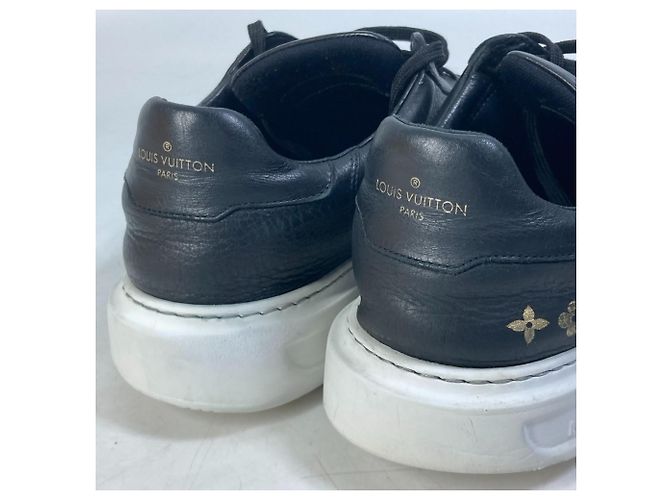 Sneakers in pelle da uomo Louis Vuitton Beverly Hills Line Nero - vista 8