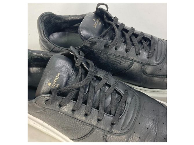 Sneakers in pelle da uomo Louis Vuitton Beverly Hills Line Nero - vista 9