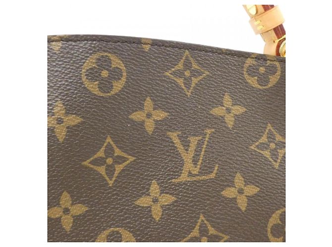 Borsa a Spalla Graceful PM Monogramma Louis Vuitton Marrone Beige - vista 5
