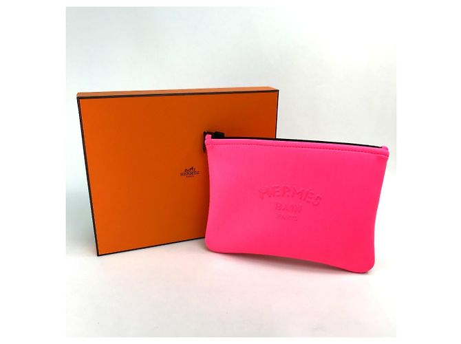 Hermès Pochette rosa chiaro Hermes - vista 10