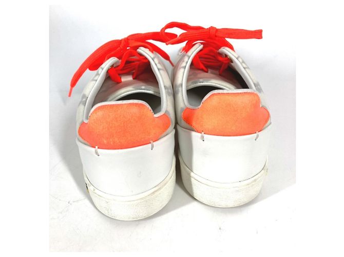 Tênis de amarrar Monogram Front Row da Louis Vuitton Branco Laranja - vista 4
