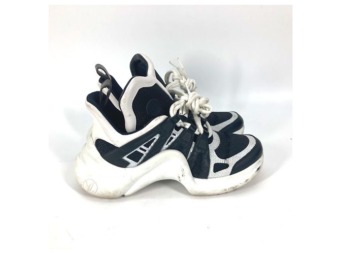 Sneakers Arclight LV Louis Vuitton Nero Bianco - vista 4
