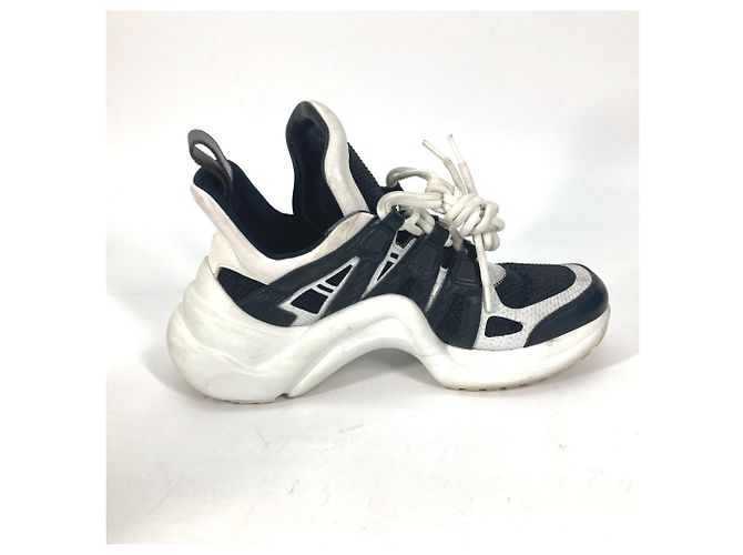 Sneakers Arclight LV Louis Vuitton Nero Bianco - vista 9
