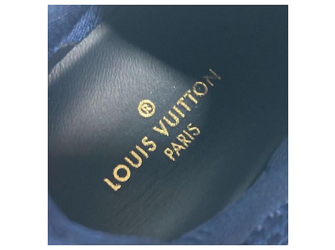 Sneakers con Logo Monogram Louis Vuitton Rosa Blu - vista 10