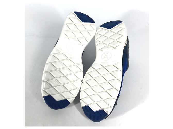 Sneakers con Logo Monogram Louis Vuitton Rosa Blu - vista 11