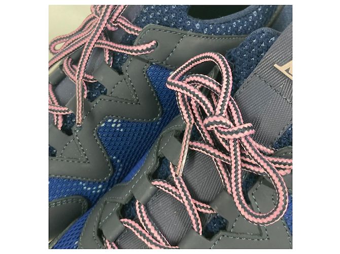 Sneakers con Logo Monogram Louis Vuitton Rosa Blu - vista 9