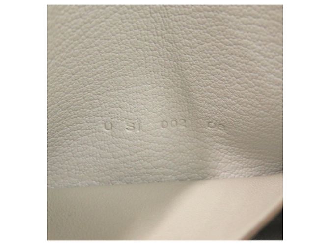 Billetera de tarjeta de cuero Evergrain gris Hermès Castaño - vista 7