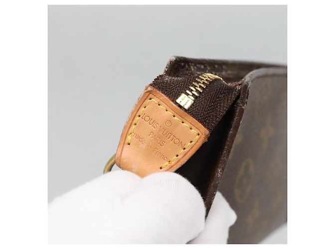 Bucket LOUIS VUITTON Monogramma Secchiello GM Pochette Accessorio LV Auth th6236 - vista 8