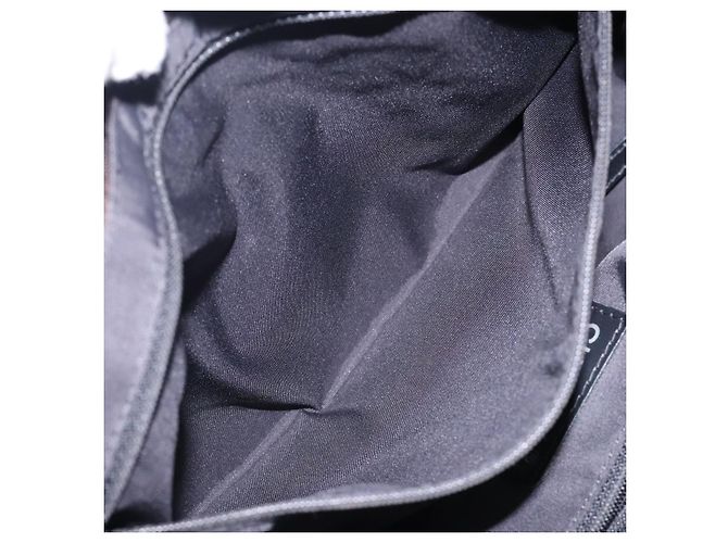 CHANEL Nuova Borsa Tote da Viaggio Nylon Marrone Scuro Nero CC Auth BA4258 - vista 21