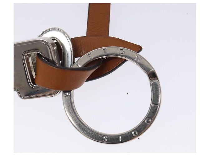 LOUIS VUITTON Portachiavi da Viaggio metallo Argento M67365 LV Auth 132497 - vista 13