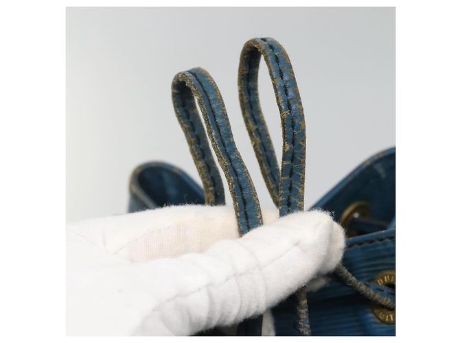 LOUIS VUITTON Bolsa de Hombro Epi Noe Azul Toledo M44005 LV Auth 134498 - vista 10