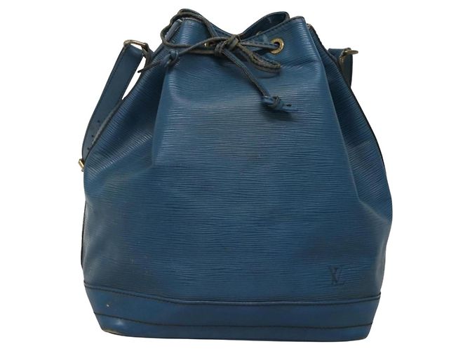 LOUIS VUITTON Bolsa de Hombro Epi Noe Azul Toledo M44005 LV Auth 134498 - vista 13