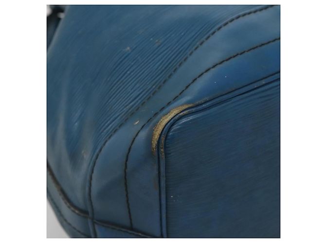 LOUIS VUITTON Bolsa de Hombro Epi Noe Azul Toledo M44005 LV Auth 134498 - vista 14