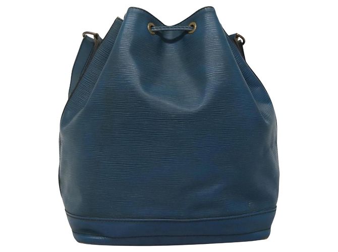 LOUIS VUITTON Bolsa de Hombro Epi Noe Azul Toledo M44005 LV Auth 134498 - vista 2