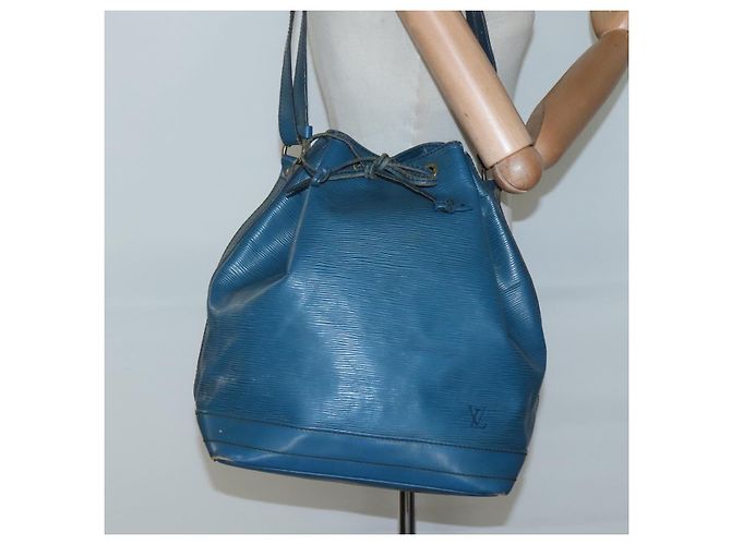 LOUIS VUITTON Bolsa de Hombro Epi Noe Azul Toledo M44005 LV Auth 134498 - vista 21