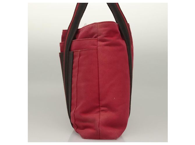 Hermès HERMES Toroca Horizontal PM Handtasche Canvas Rot Auth bs28114 - Ansicht 3