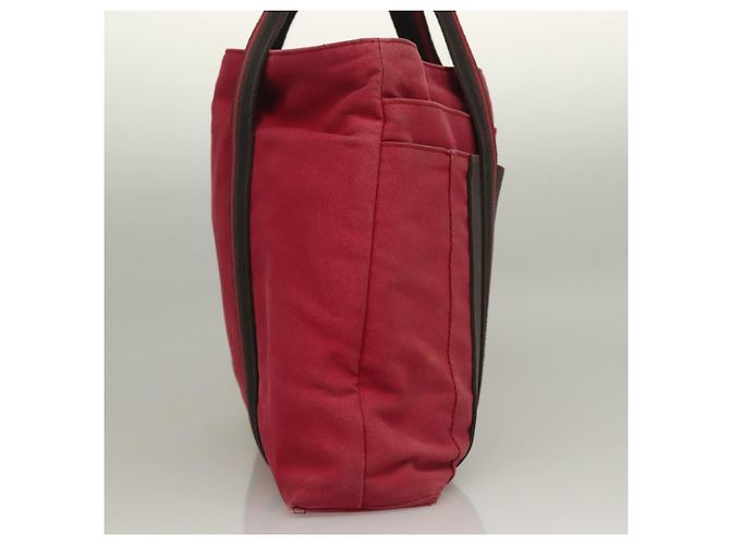 Hermès HERMES Toroca Horizontal PM Handtasche Canvas Rot Auth bs28114 - Ansicht 4