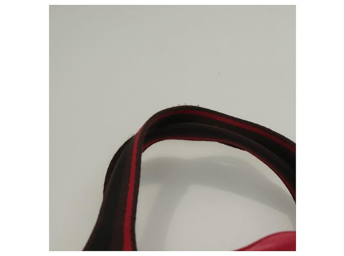 Hermès HERMES Toroca Horizontal PM Handtasche Canvas Rot Auth bs28114 - Ansicht 8