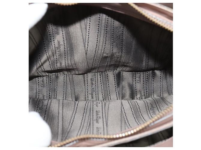 Borsa a Spalla Vala in Pelle Rosa Oro Auth BA4203 di Salvatore Ferragamo D'oro - vista 11