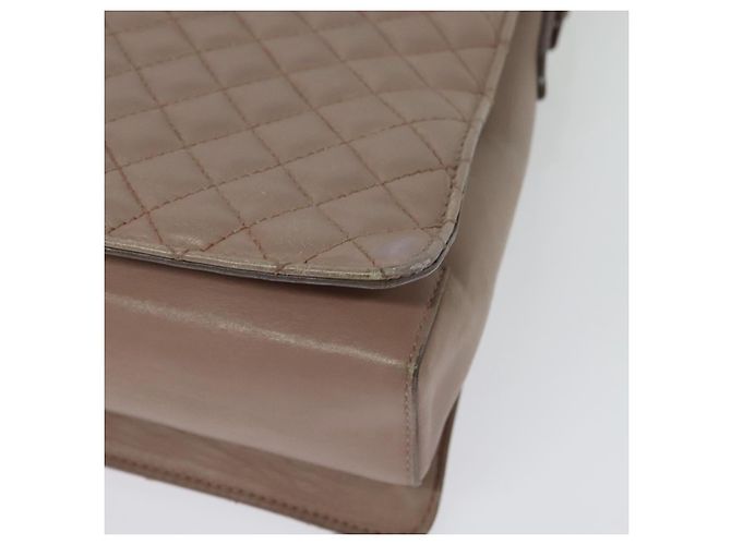 Borsa a Spalla Vala in Pelle Rosa Oro Auth BA4203 di Salvatore Ferragamo D'oro - vista 17