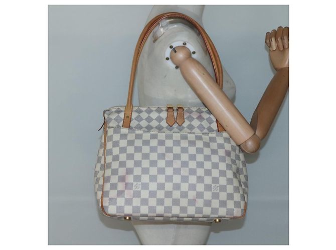 LOUIS VUITTON Bolso de Hombro Figeri PM Damier Azur N41176 LV Auth 135424 - vista 25