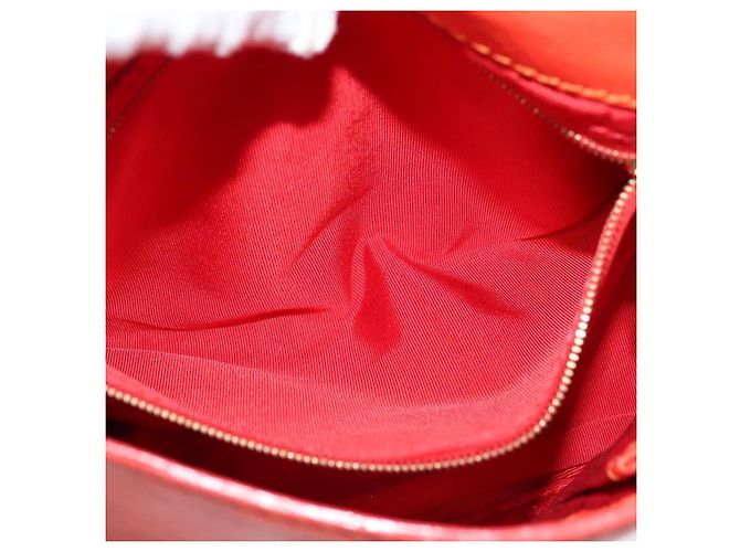 Céline Borsa a Spalla CELINE in Pelle Arancione Oro Auth bs28303 D'oro - vista 20