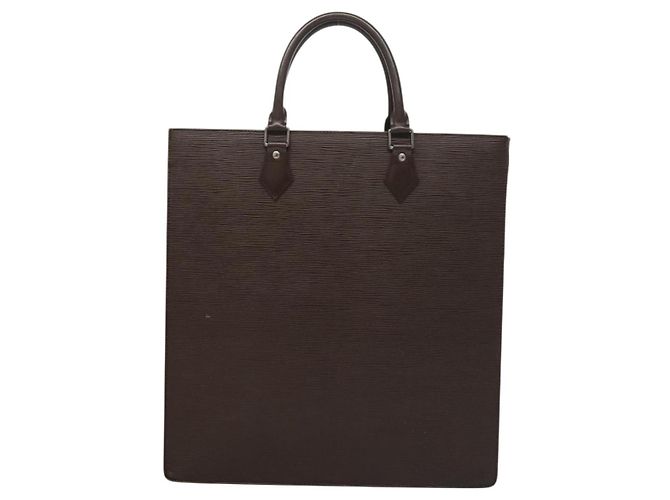 LOUIS VUITTON Borsa Sac Plat Epi Mocha M5908D LV Auth 135472 Marrone - vista 13
