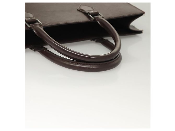 LOUIS VUITTON Borsa Sac Plat Epi Mocha M5908D LV Auth 135472 Marrone - vista 8