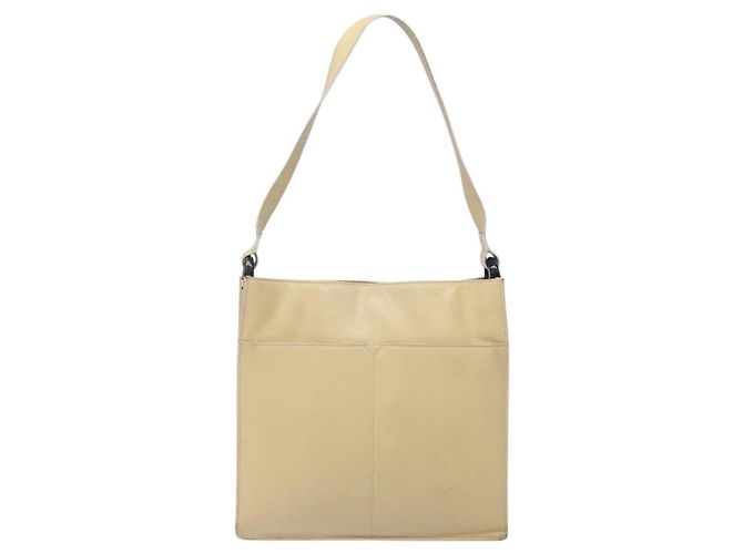 Borsa a Spalla in Pelle Beige Oro GUCCI 001 3444 1801 Auth 132039 - vista 13