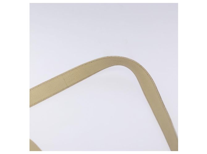 Borsa a Spalla in Pelle Beige Oro GUCCI 001 3444 1801 Auth 132039 - vista 14