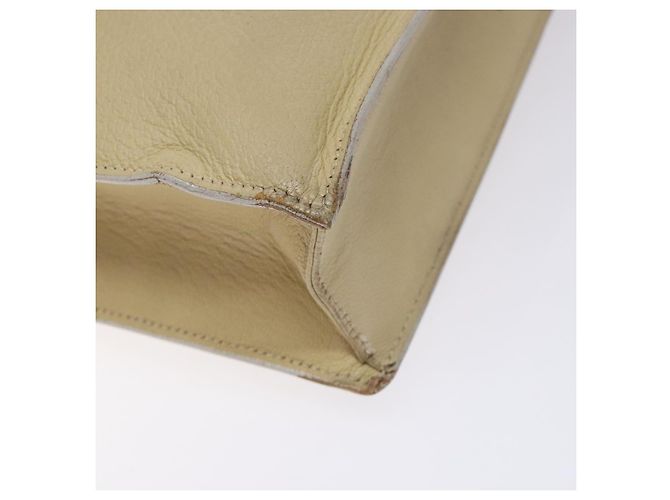 Borsa a Spalla in Pelle Beige Oro GUCCI 001 3444 1801 Auth 132039 - vista 17