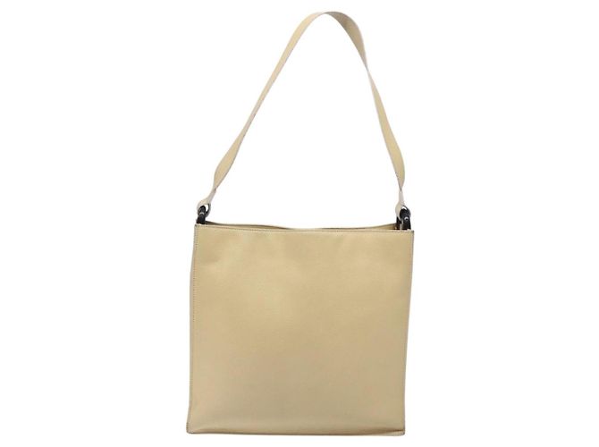 Borsa a Spalla in Pelle Beige Oro GUCCI 001 3444 1801 Auth 132039 - vista 2
