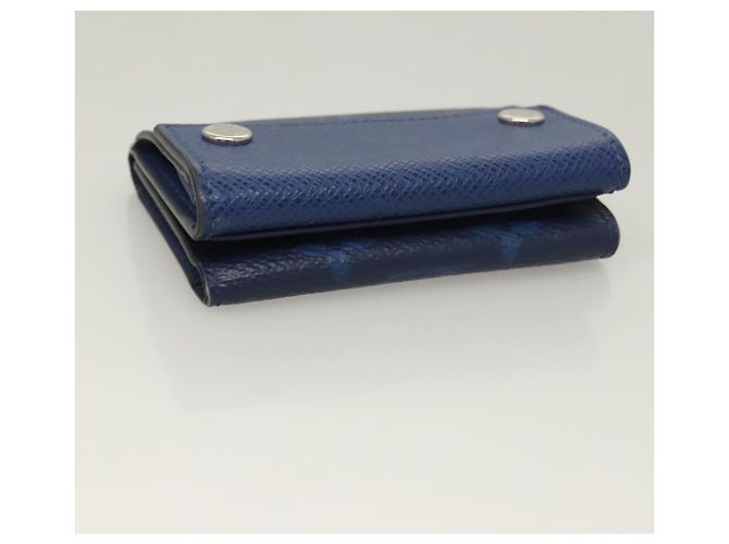 LOUIS VUITTON Portafoglio Compatto Taigalama Discovery Blu M67620 Auth 134375 - vista 5