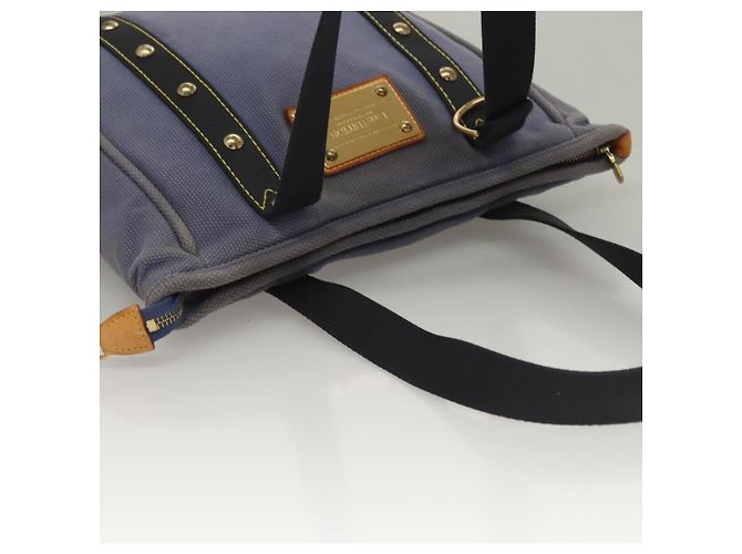 LOUIS VUITTON Antigua Cabas MM Borsa Tote Blu M40087 LV Auth bs28097 - vista 6