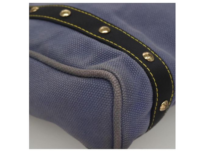 LOUIS VUITTON Antigua Cabas MM Borsa Tote Blu M40087 LV Auth bs28097 - vista 9