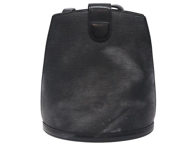 LOUIS VUITTON Bolsa de Ombro Epi Cluny Preta M52252 LV Auth gh354 Preto - vista 2