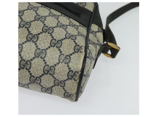 Borsa a Spalla Gucci GG Supreme Sherry Line PVC Blu Navy Oro 98 02 005 Auth BA4122 D'oro - vista 14