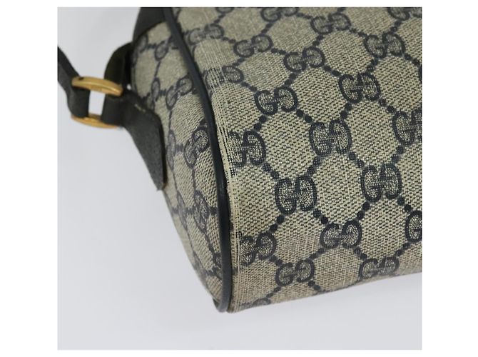 Borsa a Spalla Gucci GG Supreme Sherry Line PVC Blu Navy Oro 98 02 005 Auth BA4122 D'oro - vista 15