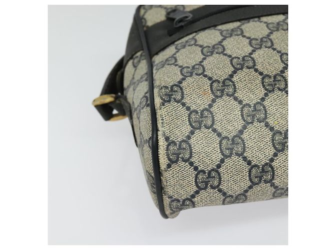 Borsa a Spalla Gucci GG Supreme Sherry Line PVC Blu Navy Oro 98 02 005 Auth BA4122 D'oro - vista 9