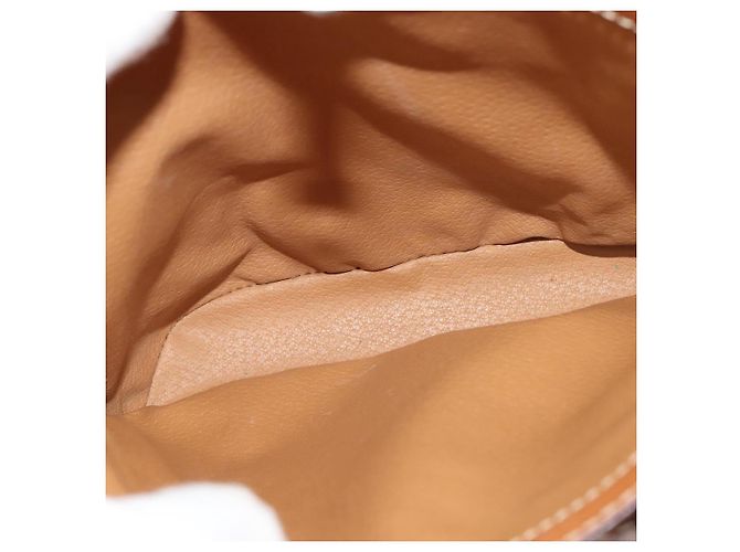 Céline Borsa a Spalla in Tela Macadam CELINE PVC Beige Oro Auth 132542 D'oro - vista 21