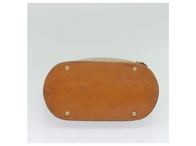 Céline Borsa a Spalla in Tela Macadam CELINE PVC Beige Oro Auth 132542 D'oro - vista 5