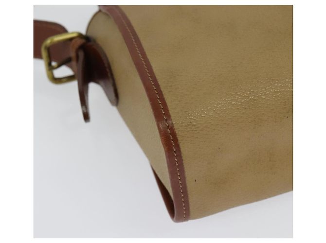 Autre Marque Borsa a Spalla Burberrys in Tela PVC Beige Oro Auth bs28159 D'oro - vista 15
