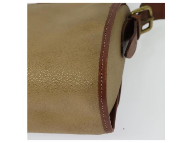 Autre Marque Borsa a Spalla Burberrys in Tela PVC Beige Oro Auth bs28159 D'oro - vista 16