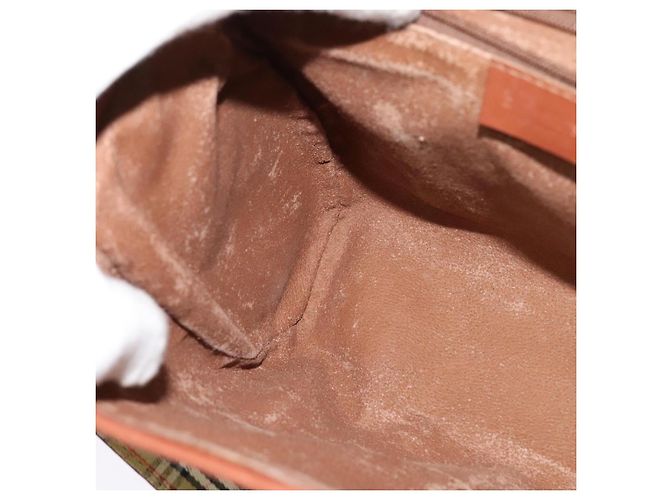 Autre Marque Borsa a Spalla Burberrys in Tela PVC Beige Oro Auth bs28159 D'oro - vista 19