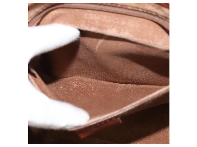Autre Marque Borsa a Spalla Burberrys in Tela PVC Beige Oro Auth bs28159 D'oro - vista 20