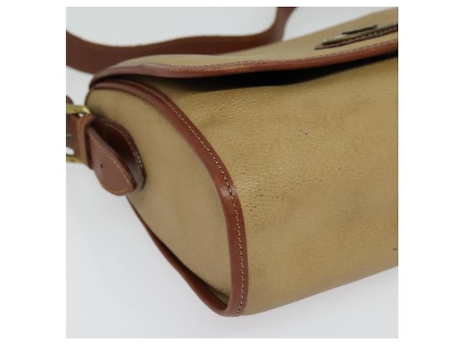 Autre Marque Borsa a Spalla Burberrys in Tela PVC Beige Oro Auth bs28159 D'oro - vista 9