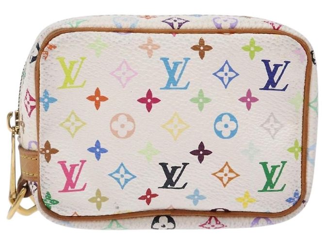 LOUIS VUITTON Trousse Wapity Monogram Multicolore Bianco M58033 LV Auth 132787 - vista 13
