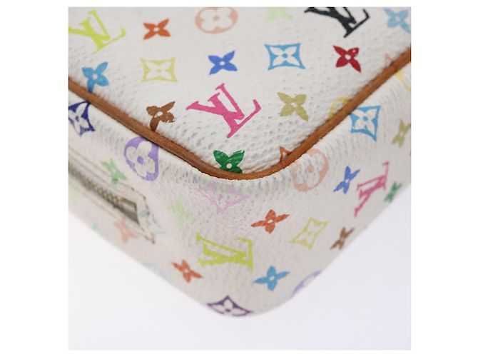 LOUIS VUITTON Trousse Wapity Monogram Multicolore Bianco M58033 LV Auth 132787 - vista 16