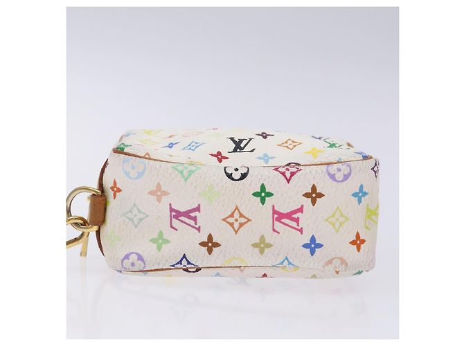 LOUIS VUITTON Trousse Wapity Monogram Multicolore Bianco M58033 LV Auth 132787 - vista 6